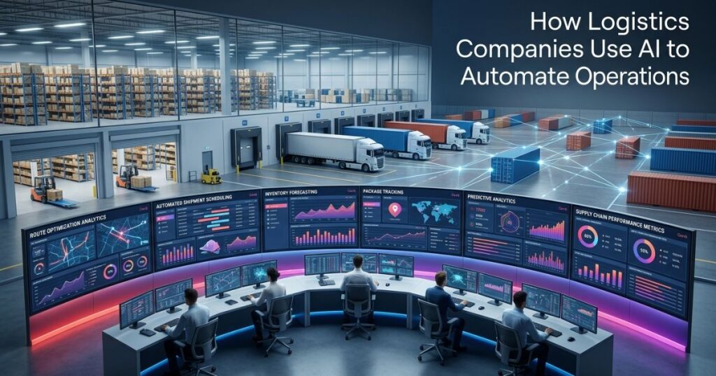 Logistics Companies Use AI