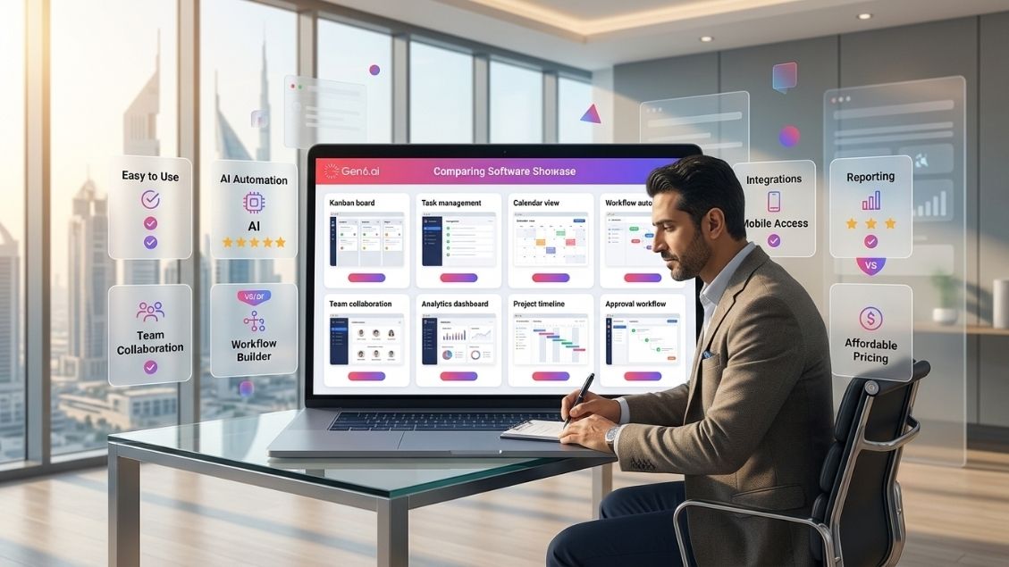 Comparison of workflow management software helping small businesses in the UAE automate tasks, projects, and team collaboration.